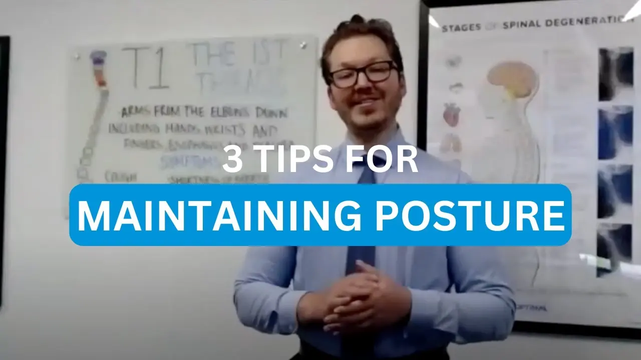 3 Tips in Maintaining Proper Posture