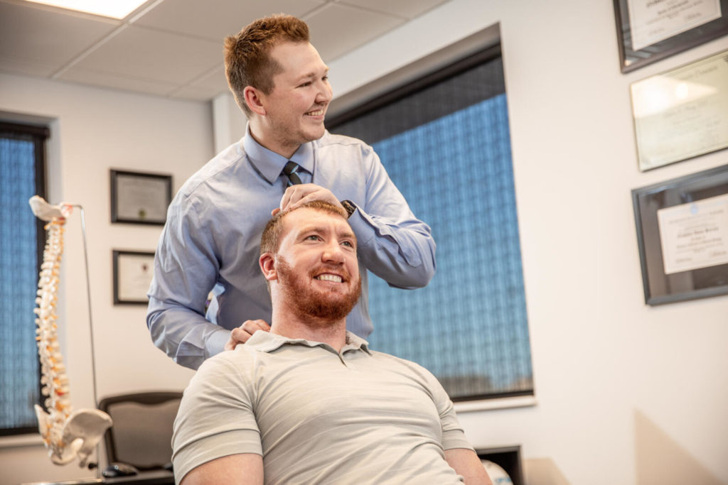 Dr. Nicholas Barney attend patients headache pain